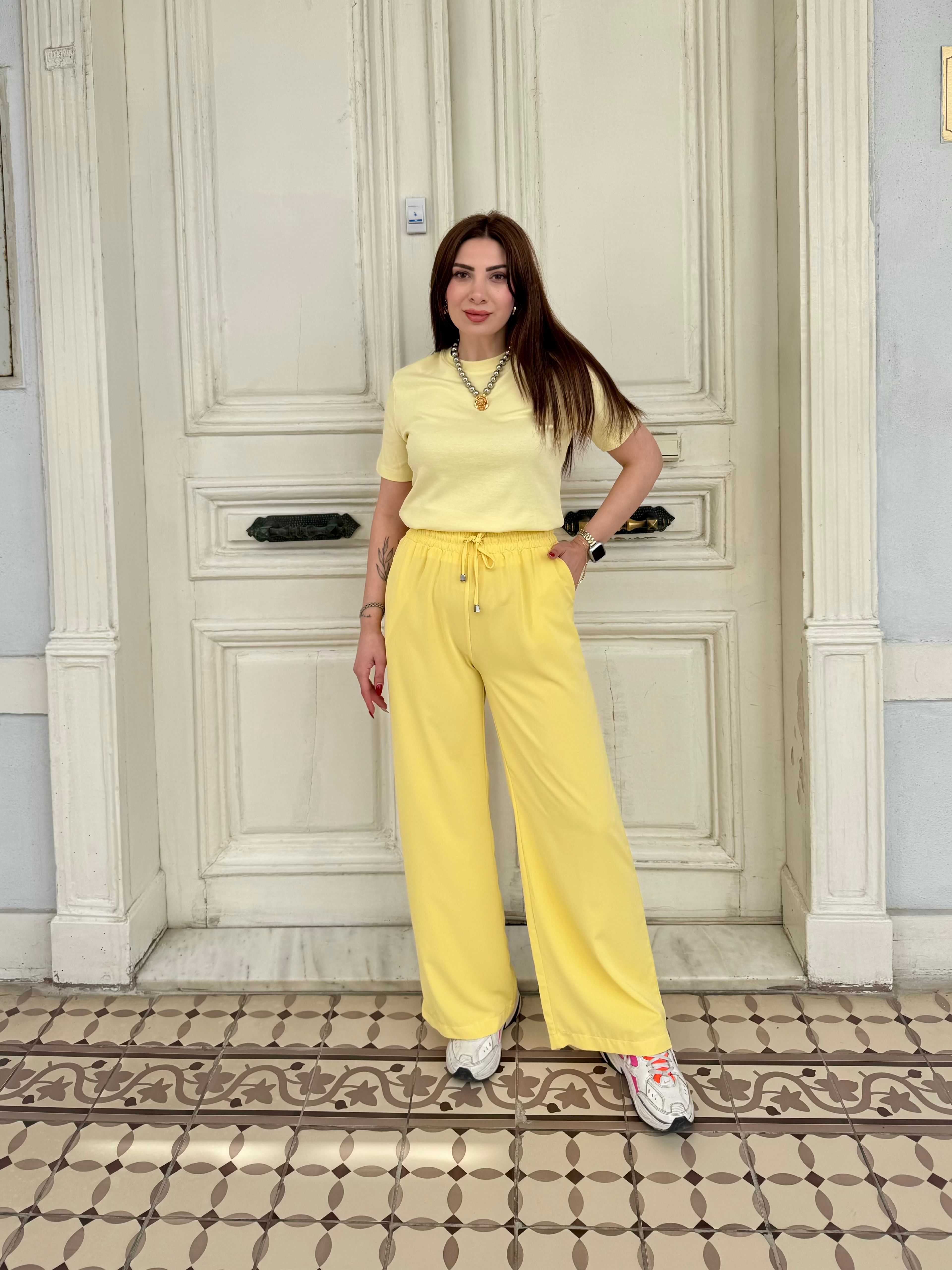MASSİ BASİC TŞÖRT  - Sarı