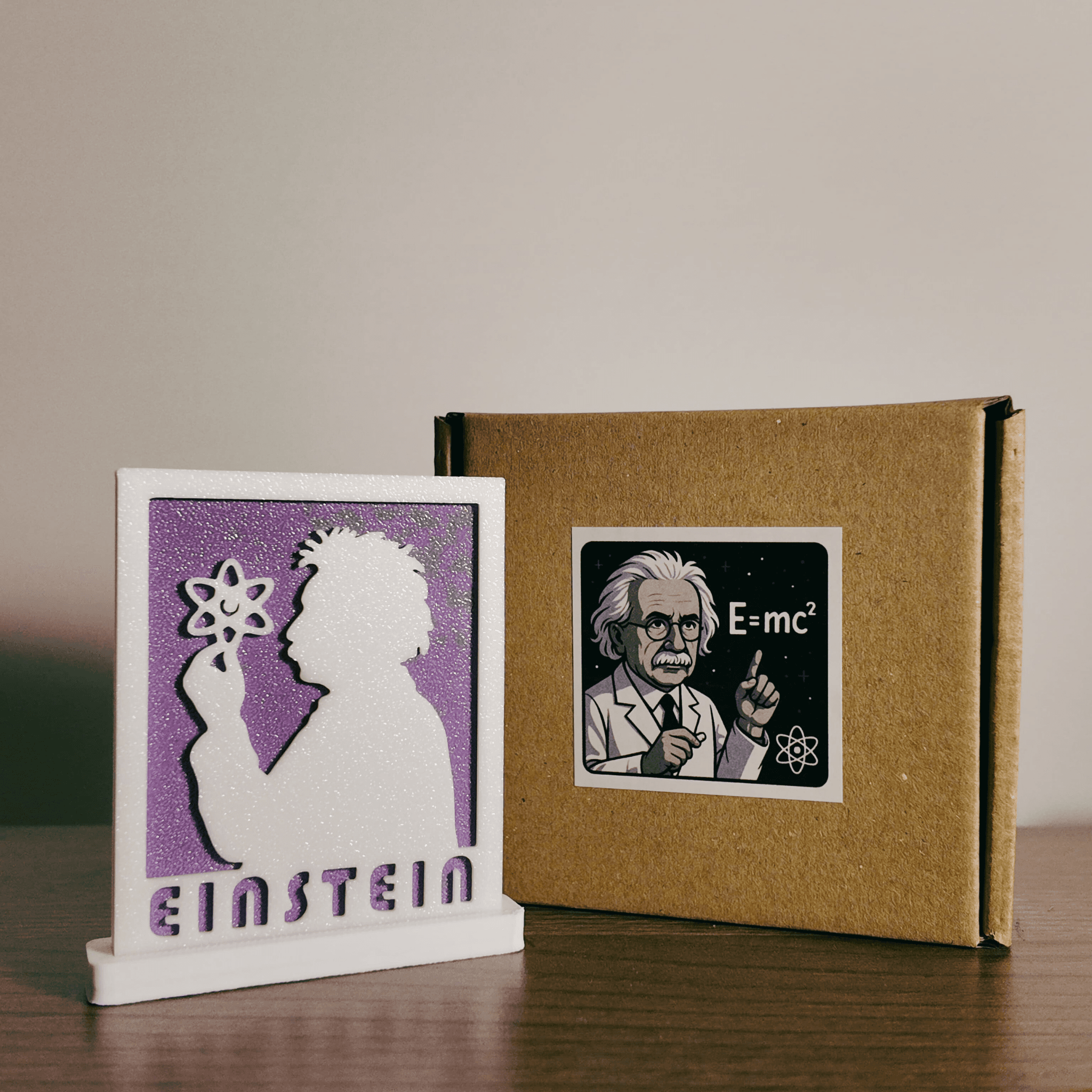 Einstein - Masaüstü Çerçeve Figür