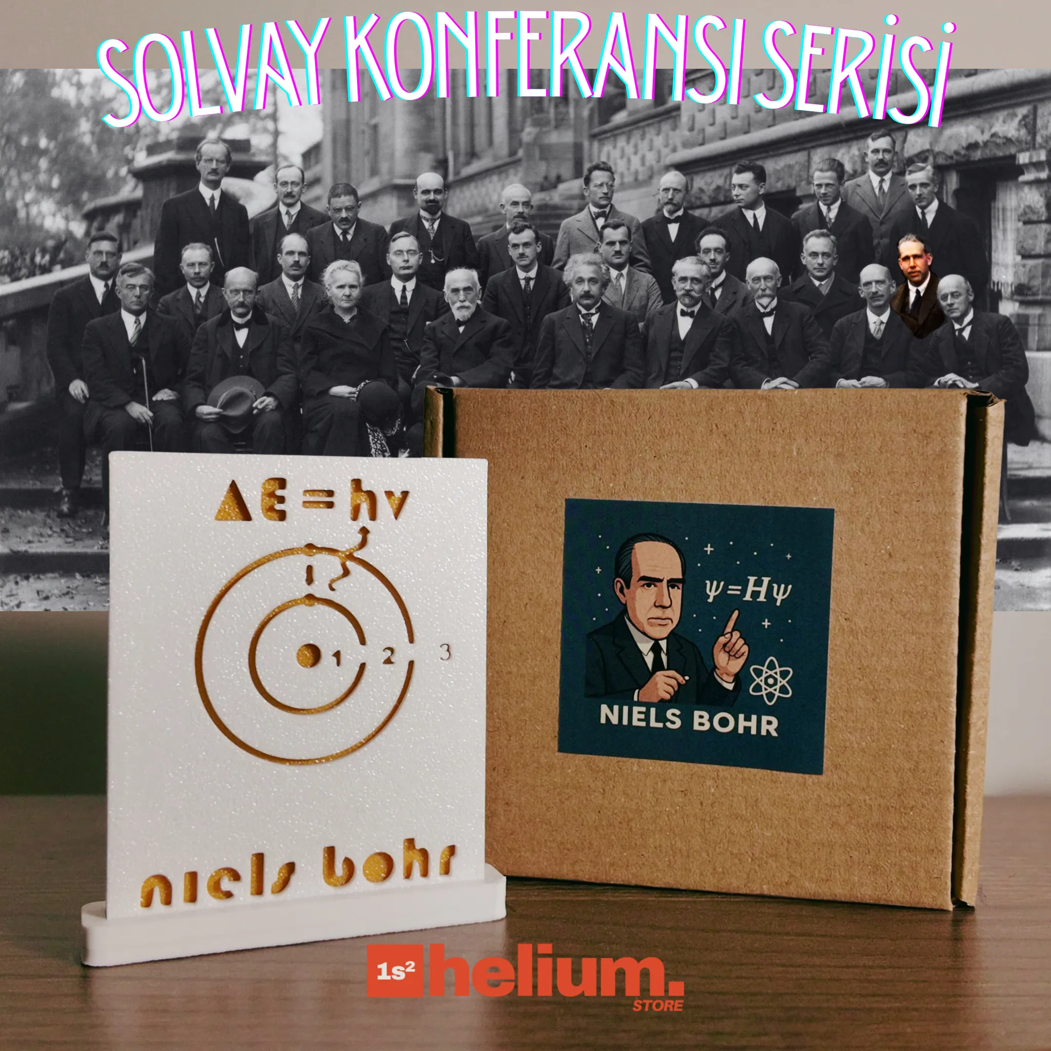 Bohr - Masaüstü Çerçeve Figür