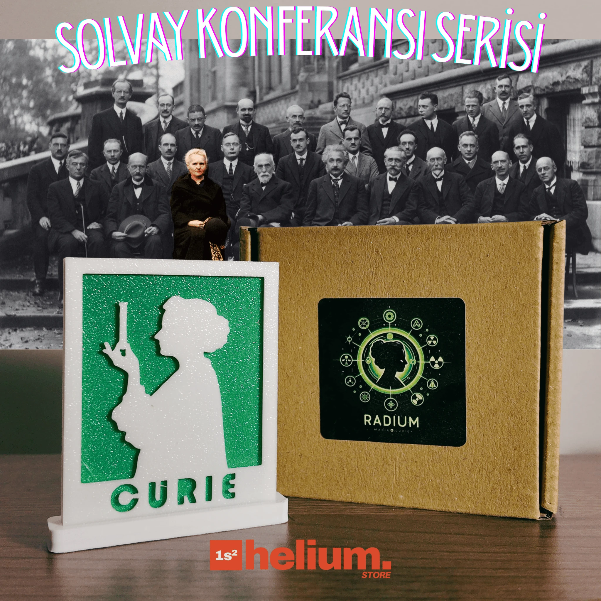 Curie - Masaüstü Çerçeve Figür