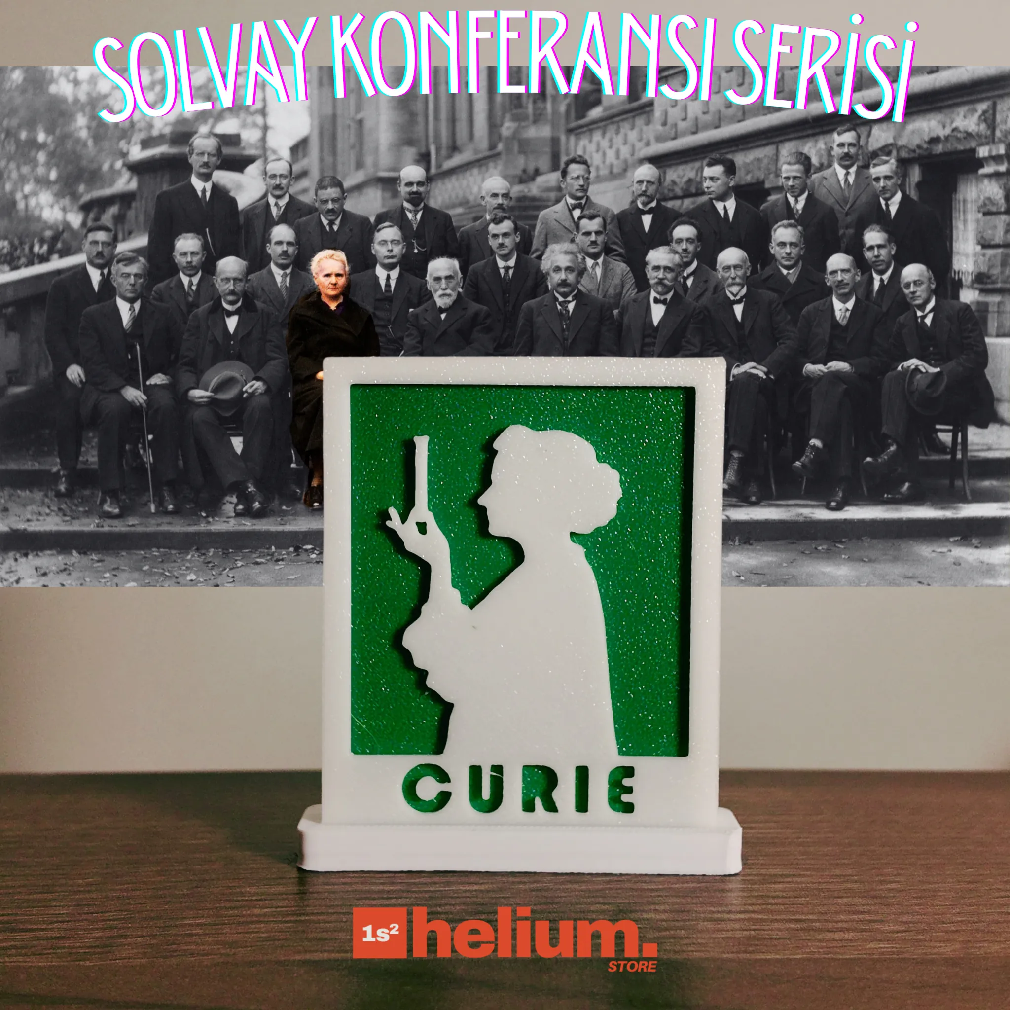 Curie - Masaüstü Çerçeve Figür