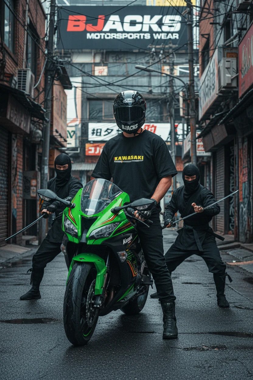 THE KAWASEXY NINJA - Premium Özel Baskı Tişört