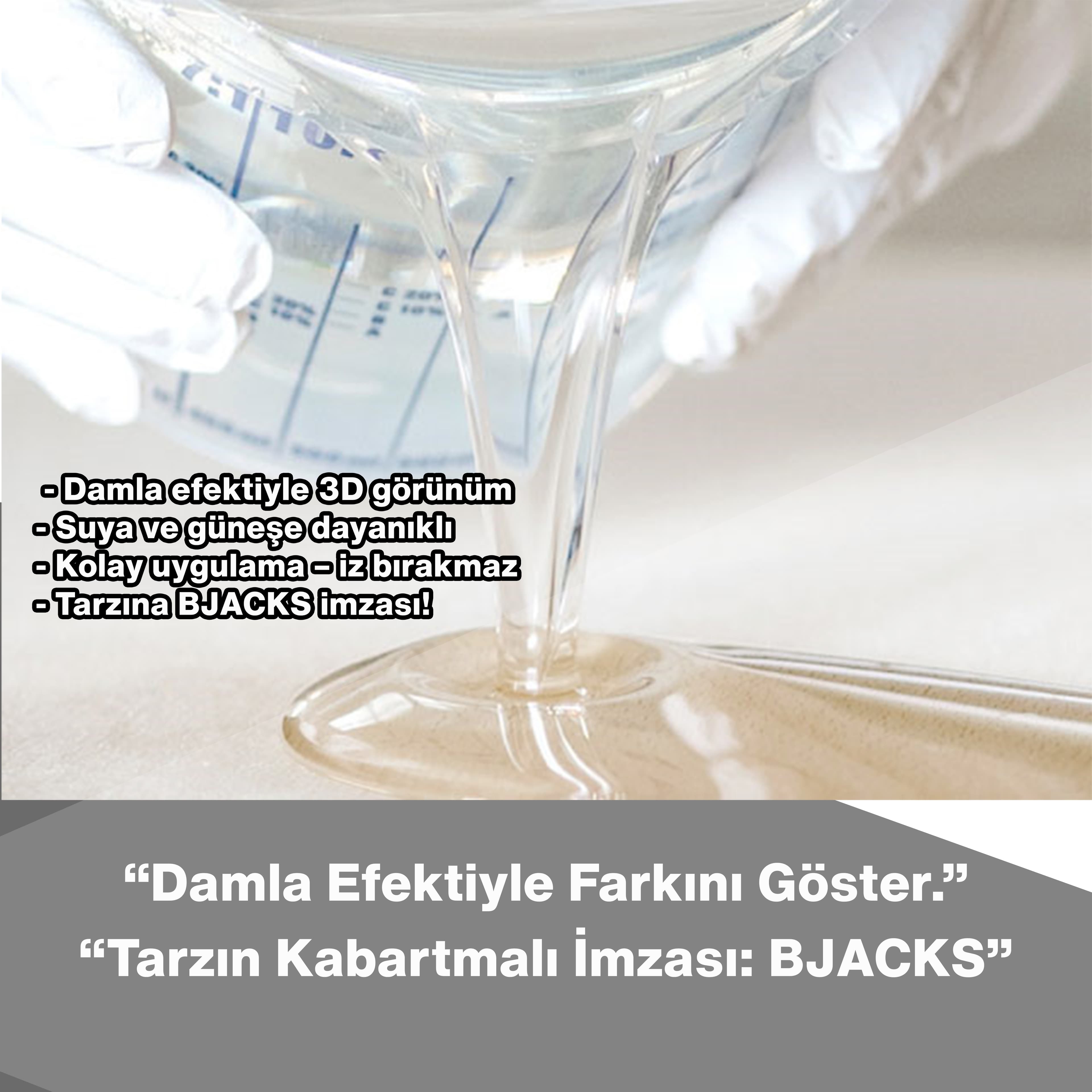 Ninja CUP Damla Sticker 7x6,2CM – Tarzına 3D Dokunuş