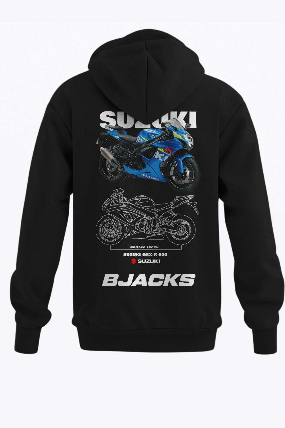 BJACKS Suzuki GSXR600 Premium Hoodie