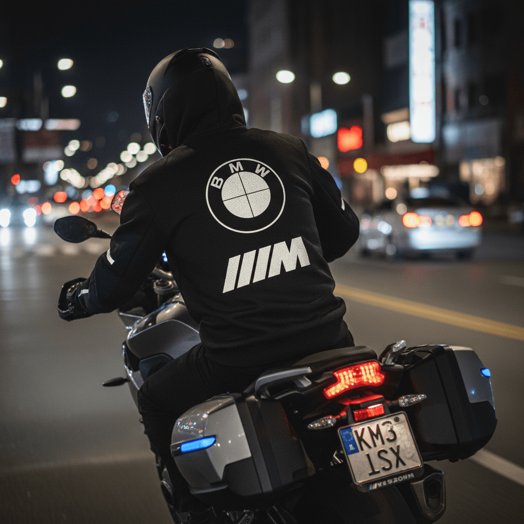 BMW Reflektörlü Premium Hoodie