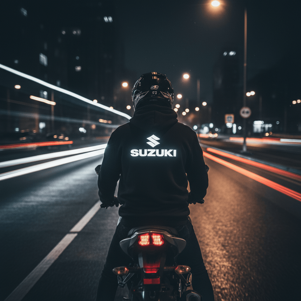 Suzuki Reflektörlü Premium Hoodie