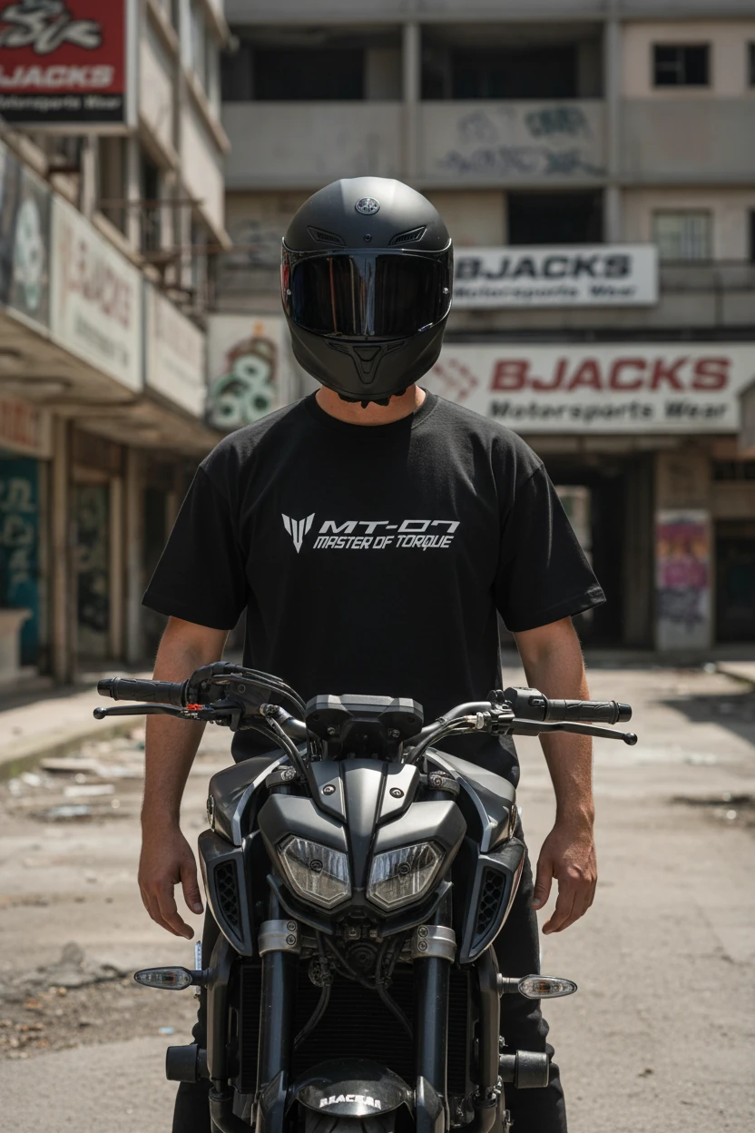 MT-07 THE DARK SIDE OF JAPAN Premium Tişört