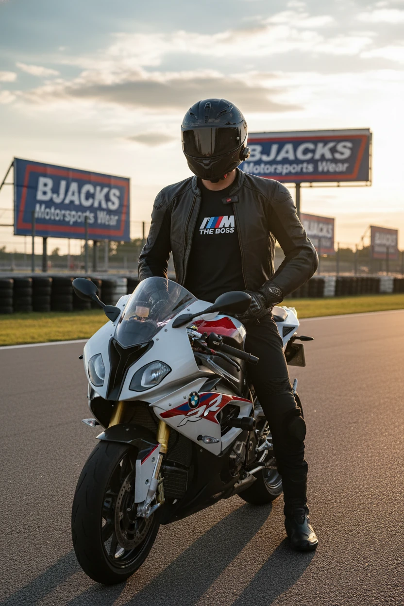 BMW I'M BOSS MPower Design Premium Tişört - Siyah