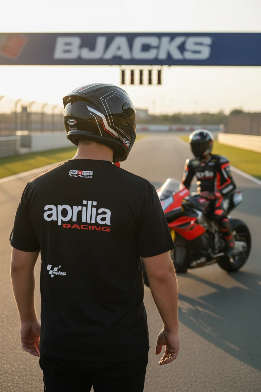 Aprilia Factory Racing GP Özel Premium Yarış Tişörtü 