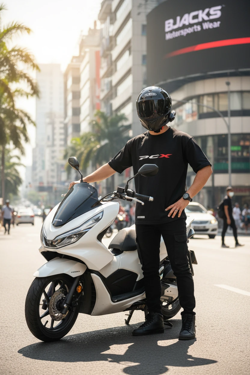 Honda PCX Tutkunlarına Özel Tasarlanmış Premium Tişört