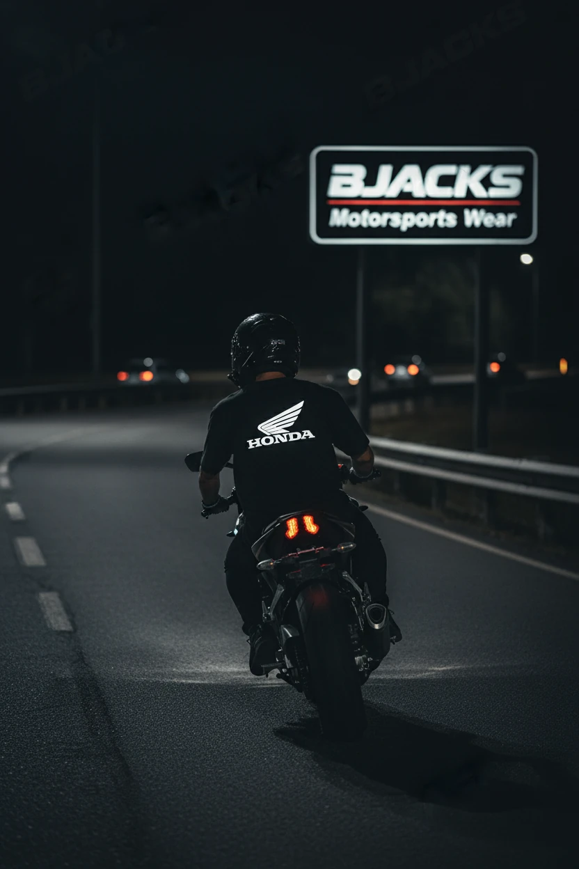 Reflektör Baskılı Honda Özel Premium Tişört