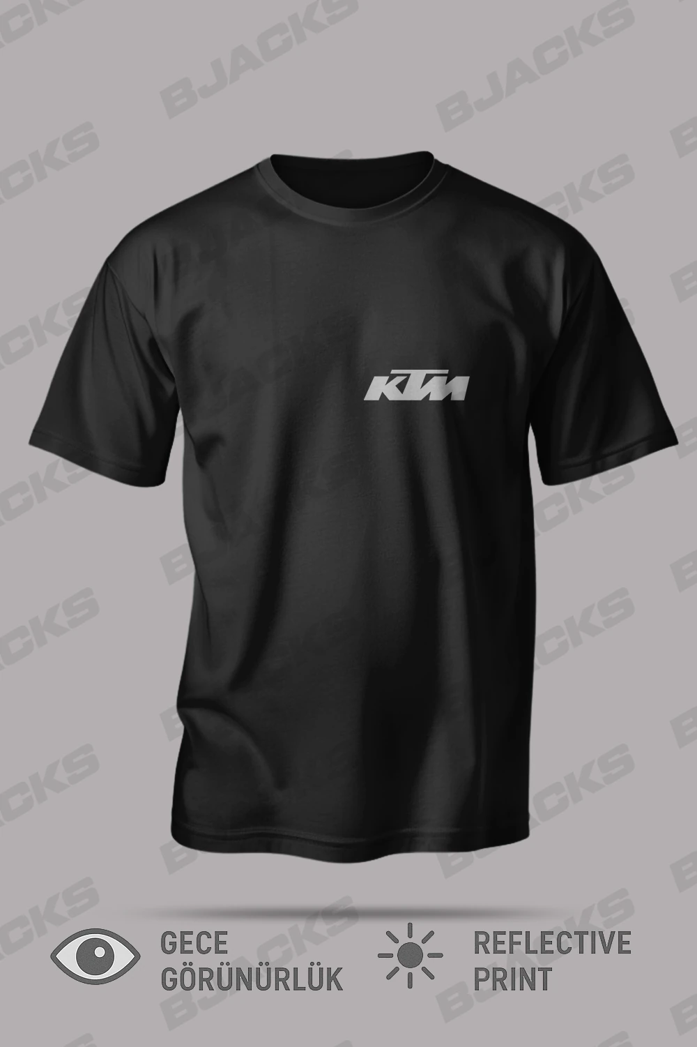 Reflektör Baskılı KTM Özel Premium Tişört