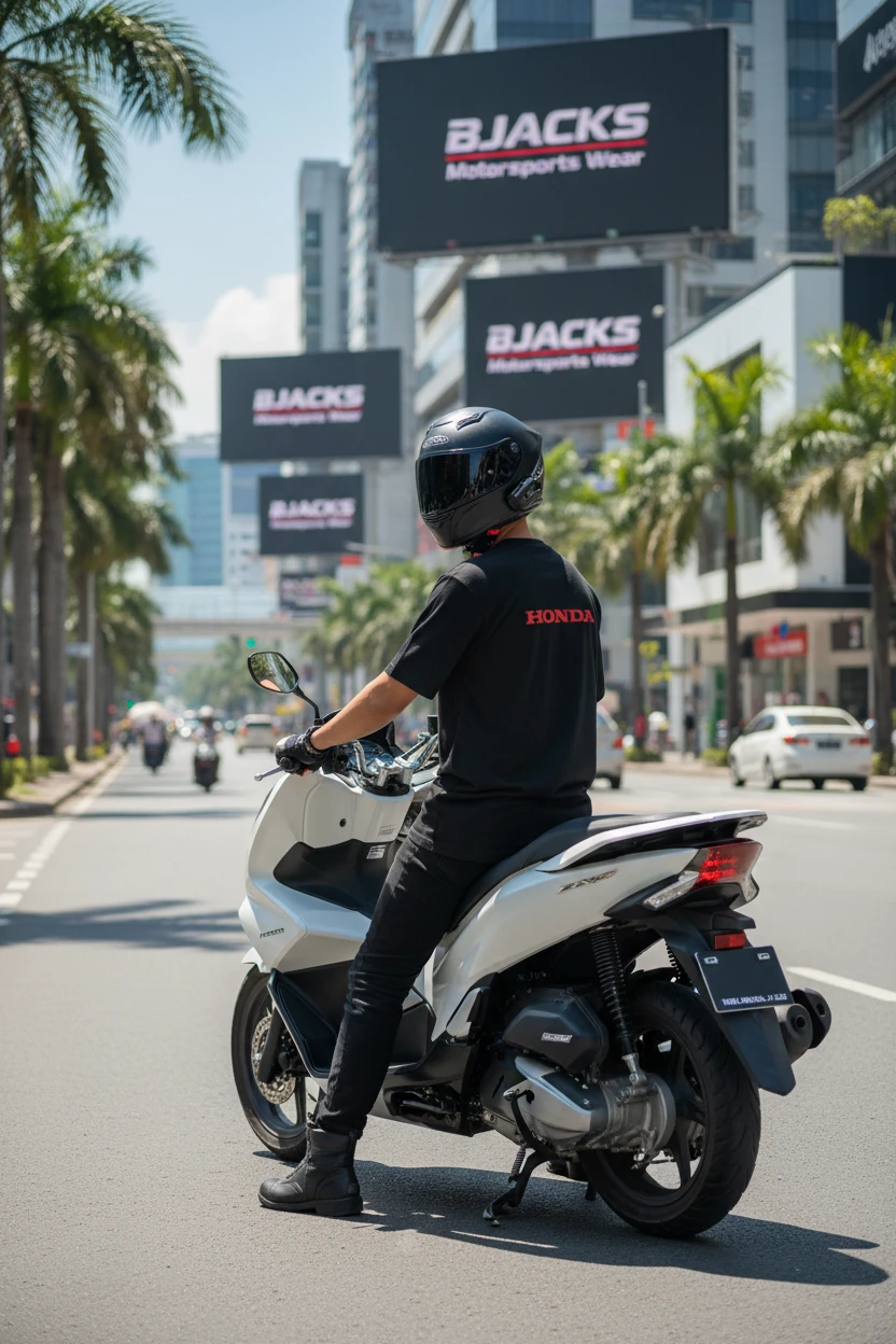 Honda PCX Tutkunlarına Özel Tasarlanmış Premium Tişört