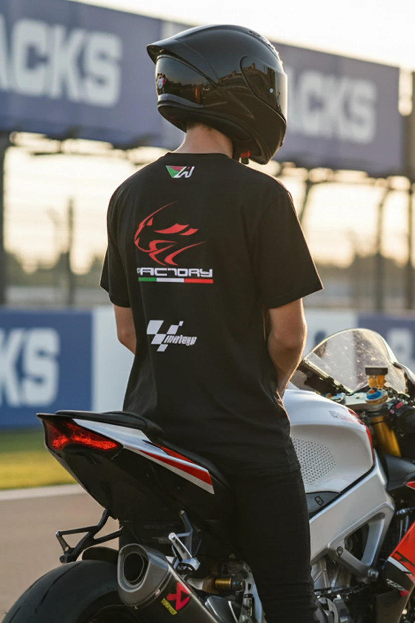 Aprilia MotoGP Racing Özel Premium Yarış Tişörtü 
