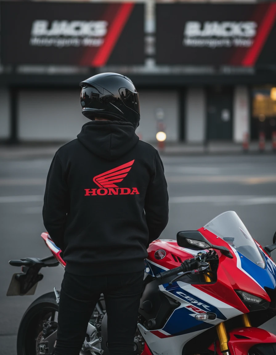 Honda Racing Motorcu Hoodie – Gücün ve Tutkunun Sembolü