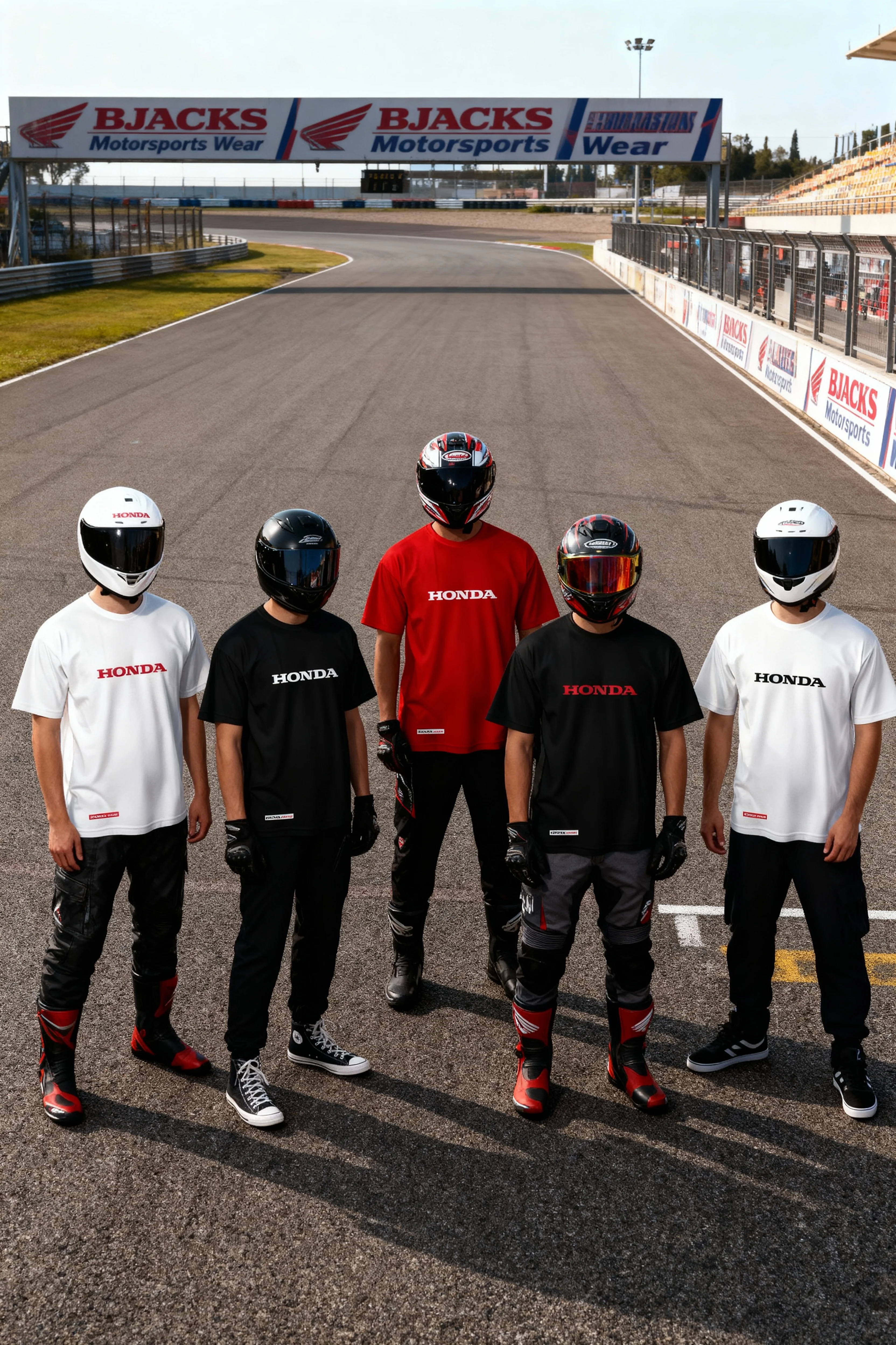 Honda Tutkunlarına Özel 5'li Paket Honda Baskılı Premium Tişört Seti 