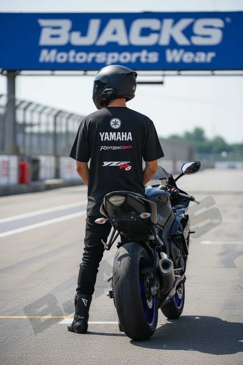 YZF R6 MotoGP Yarış Özel Tasarım Premium Tişört