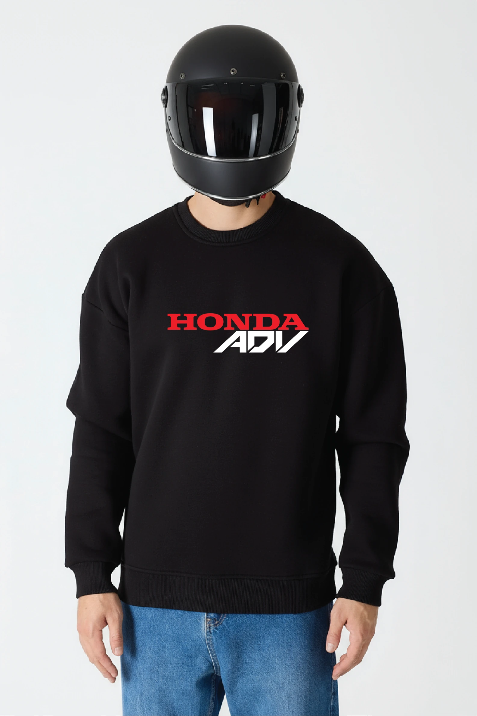 Honda ADV Adventure Sweatshirt – Şehir ve Arazi Sürüş Ruhunu Yansıtan Premium Motorsports Tasarımı - L