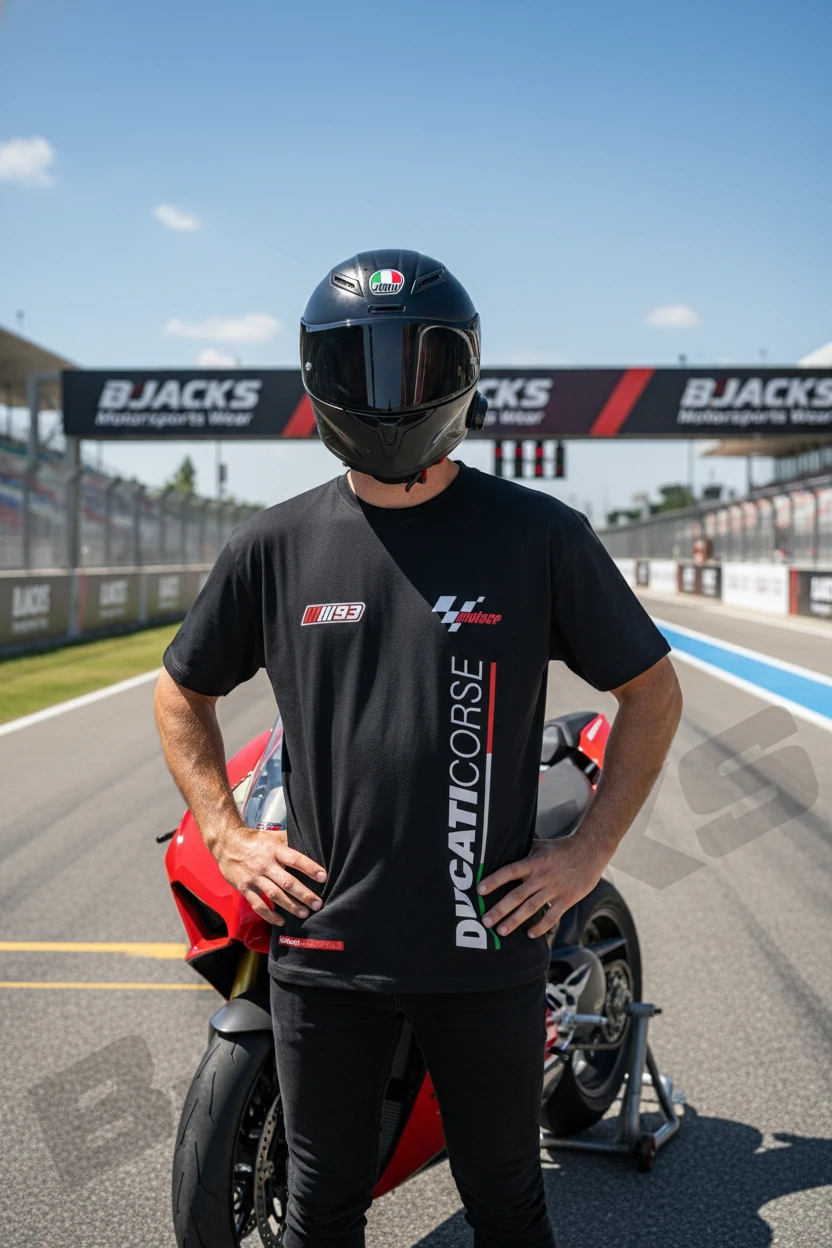 THE DUCATI MARQUEZ — KING OF CORNERS Özel Premium Tişört