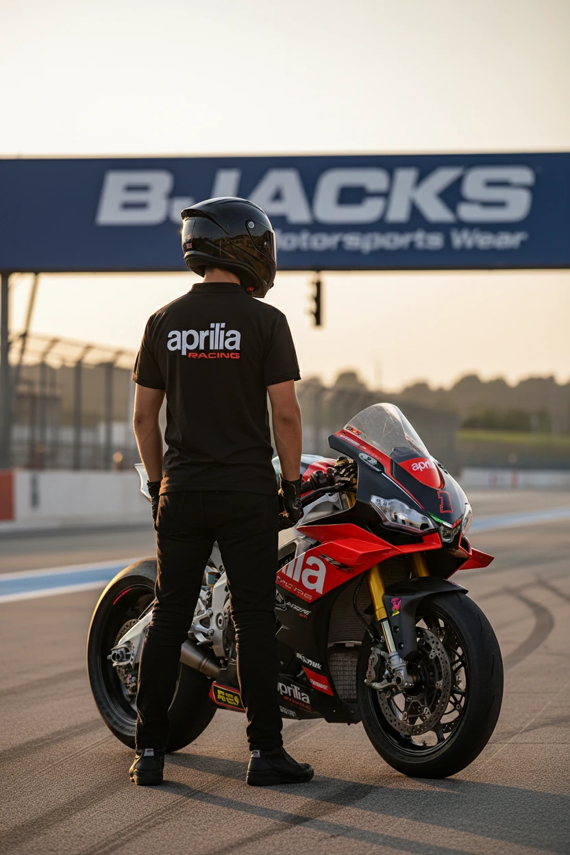 Aprilia Racing Clima Cool Polo Yaka  Premium Tişörtü 