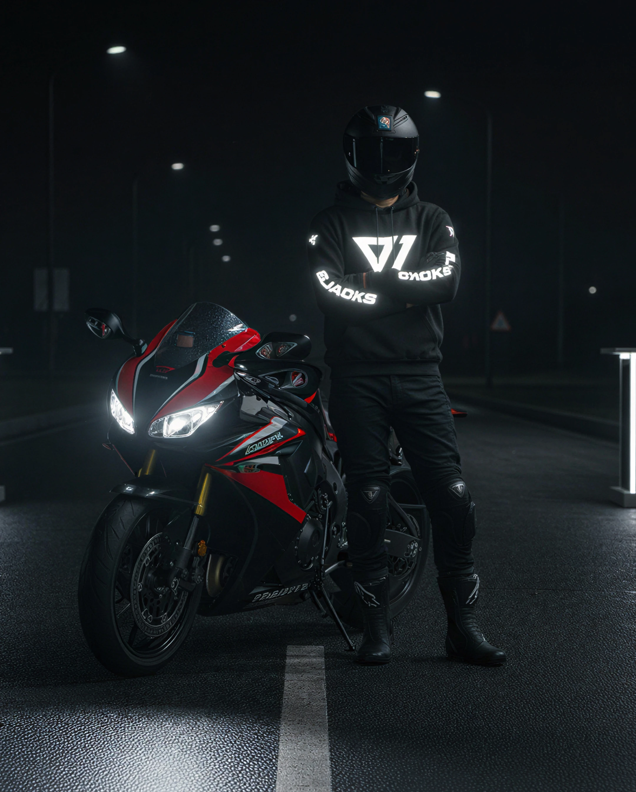 BJACKS Reflective Legacy Hoodie – Geceyi Aydınlatan Tarz