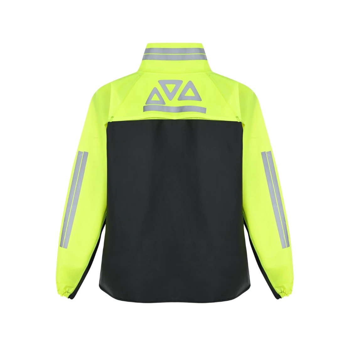 Astarlı PVC Motorcu Yağmurluk – Rüzgâr Geçirmez, Suya Meydan Okuyan Koruma 