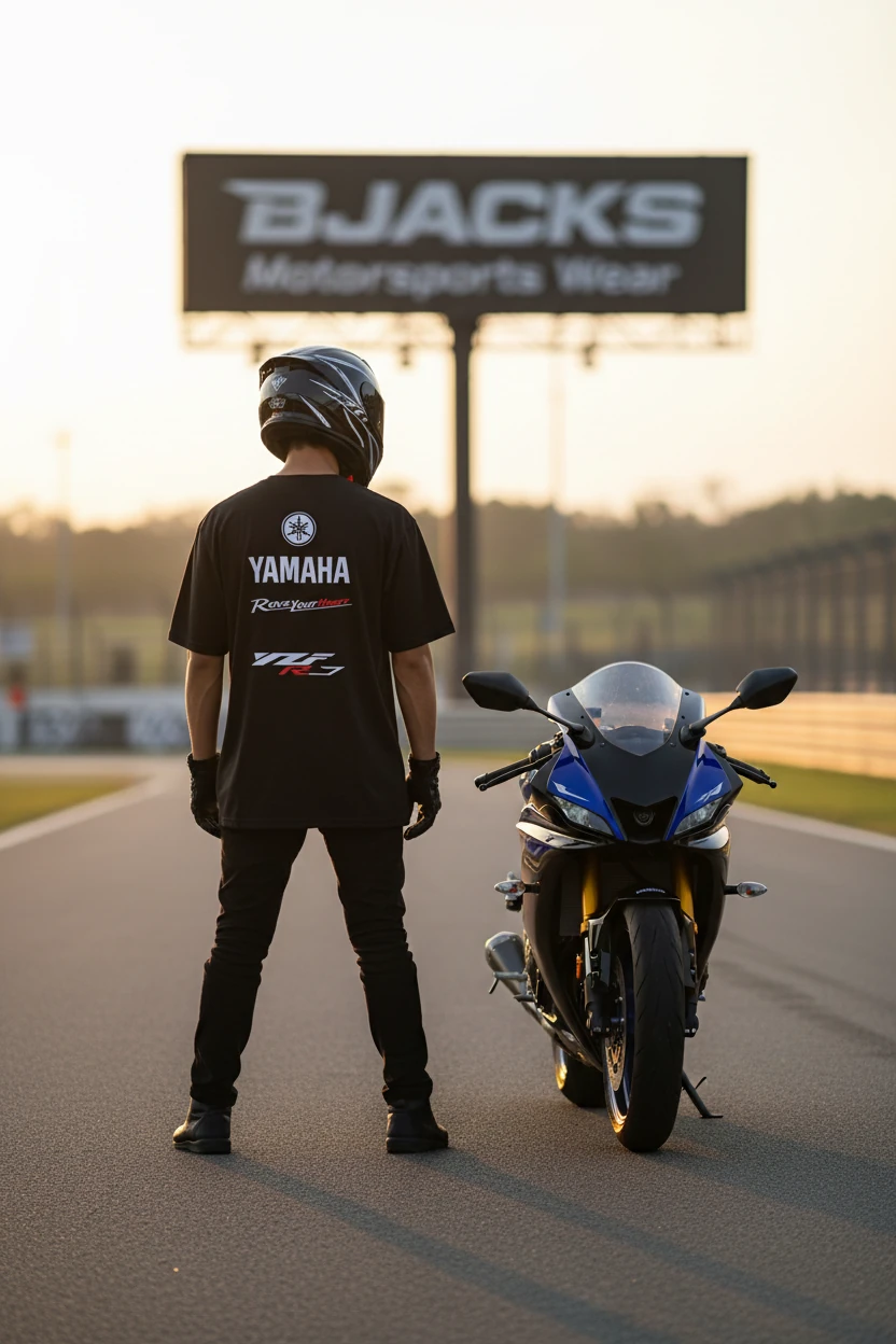 YZF R7 MotoGP Yarış Özel Tasarım Premium Tişört