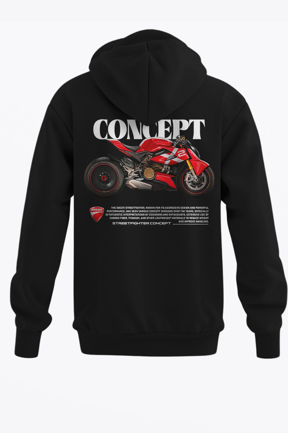 BJACKS DUCATI STREETFIGHTER Premium Hoodie