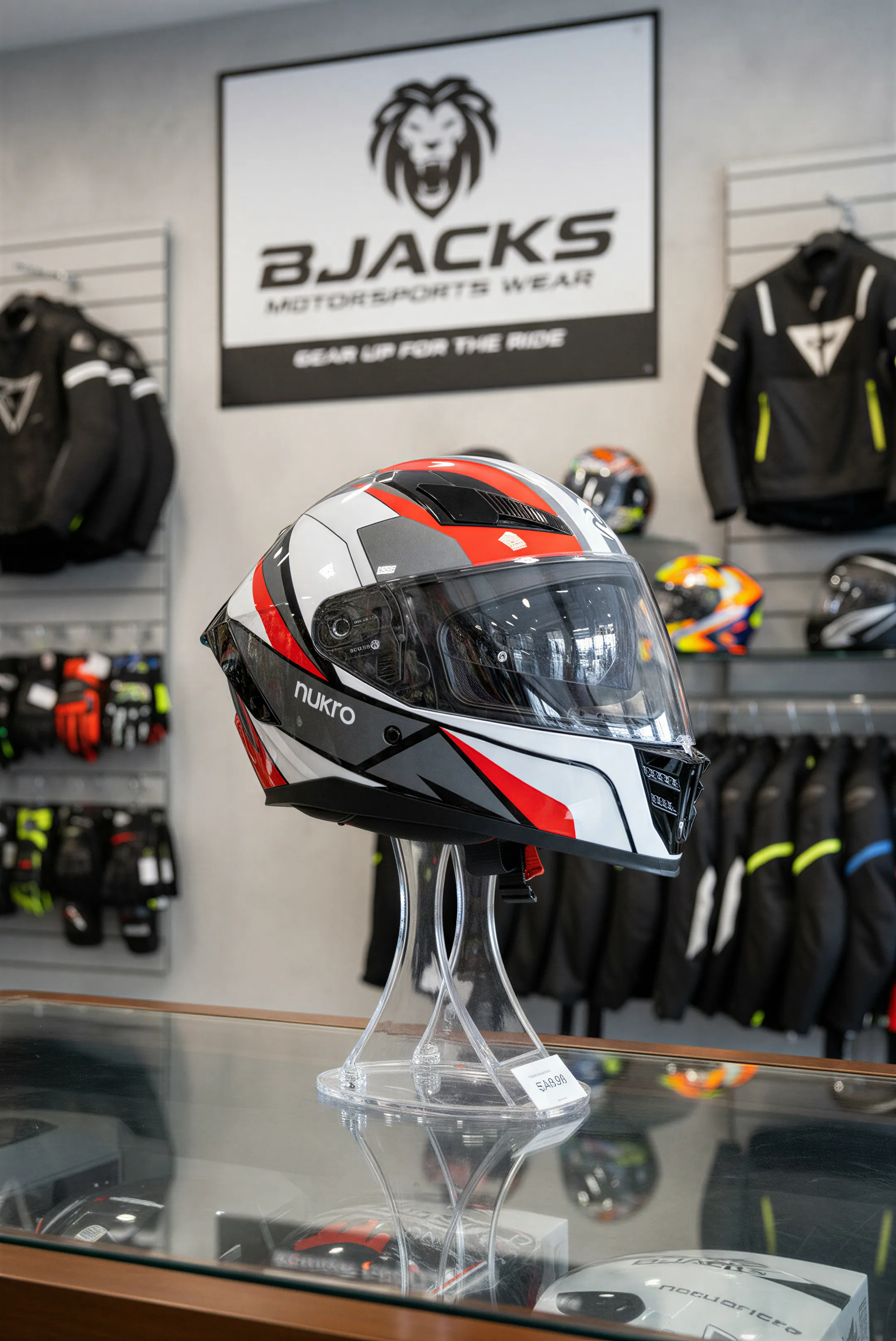 Nukro YM-853 Shine Red White Kapalı  Kask Pinlock 30 Dahil | Üst Düzey Güvenlik ve Konfor