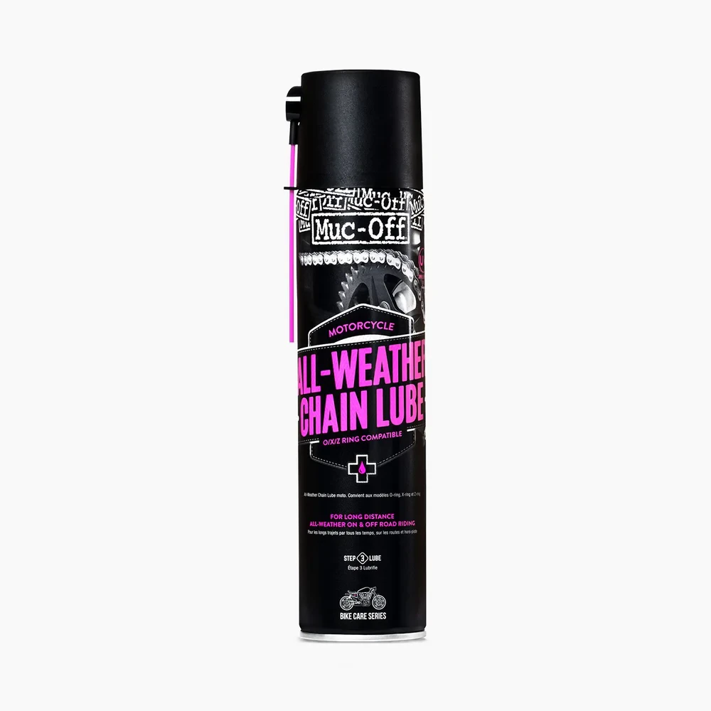 Muc-Off All Weather Zincir Yağı 400ml – Seramik Katkılı, Her Hava Koşuluna Uygun Yağlayıcı