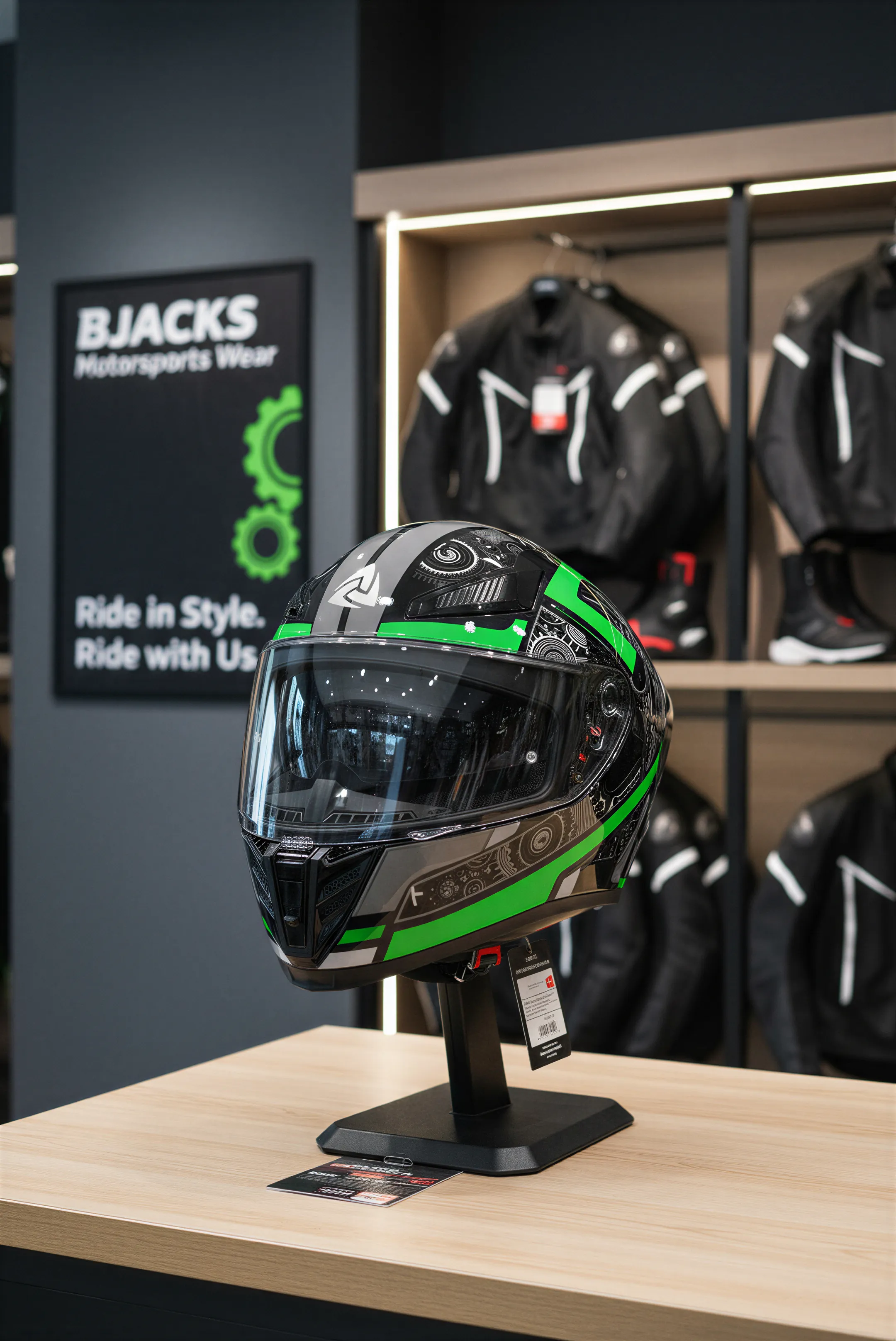 Nukro YM-853 Combat Green Black Kapalı Kask | Pinlock 30 Dahil | Üst Düzey Güvenlik ve Konfor