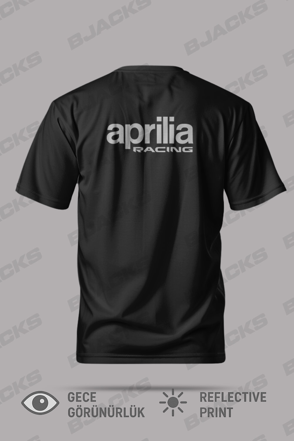 Reflektör Baskılı Aprilia Özel Premium Tişört