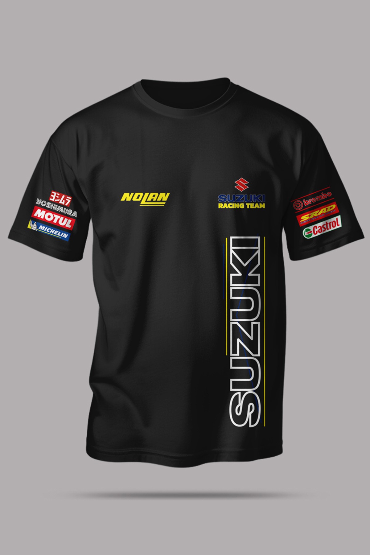 Suzuki GSX-R Racing Premium Tişört - Suzuki Tutkunlarına Özel Tasarlandı - Siyah