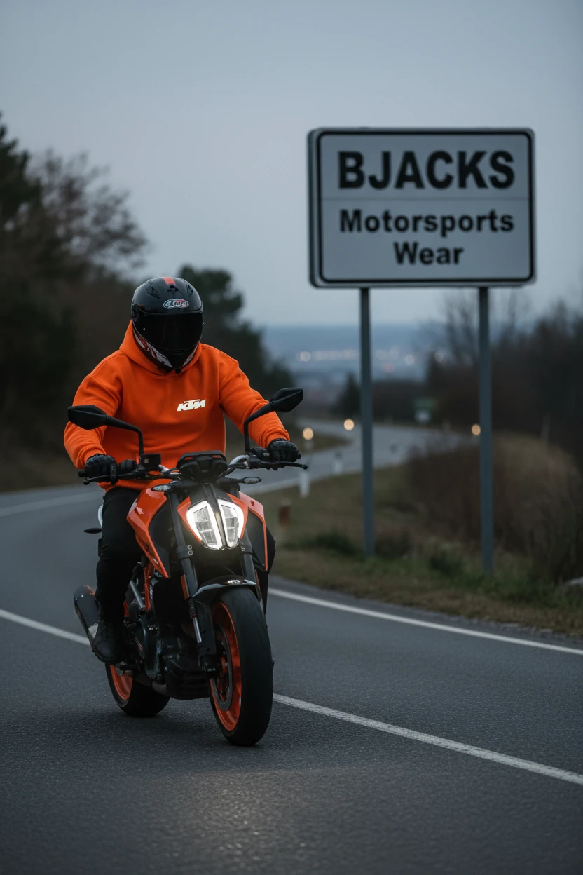 KTM Spirit Turuncu Reflektörlü Premium Hoodie