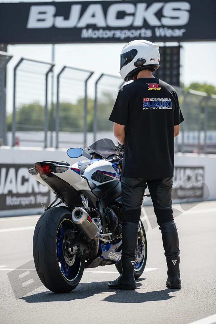 Suzuki GSX-R Racing Premium Tişört - Suzuki Tutkunlarına Özel Tasarlandı