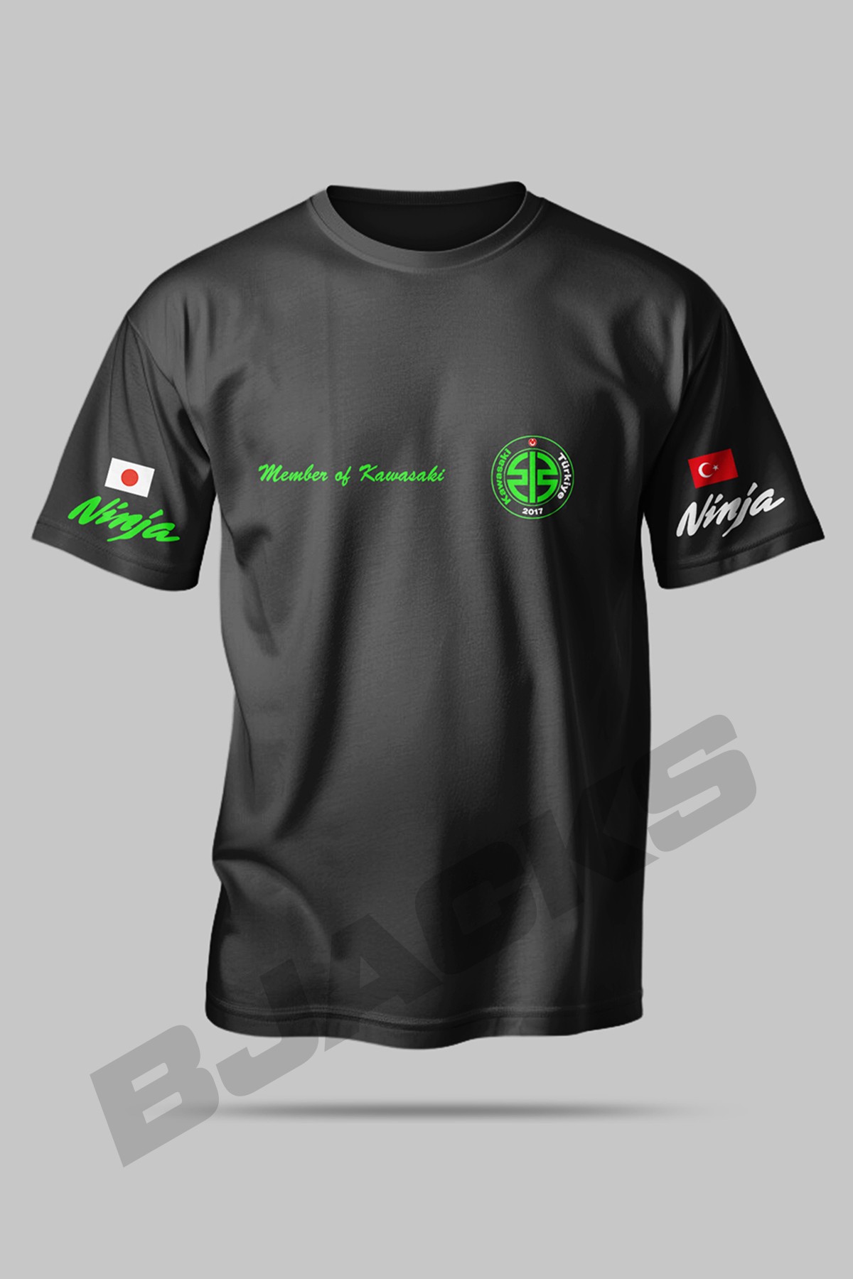 Kawasaki Türkiye Ekip Üyeleri İçin Özel Tasarlanmış Premium Tişört