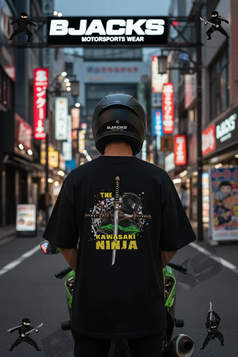 THE KAWASEXY NINJA - Premium Özel Baskı Tişört