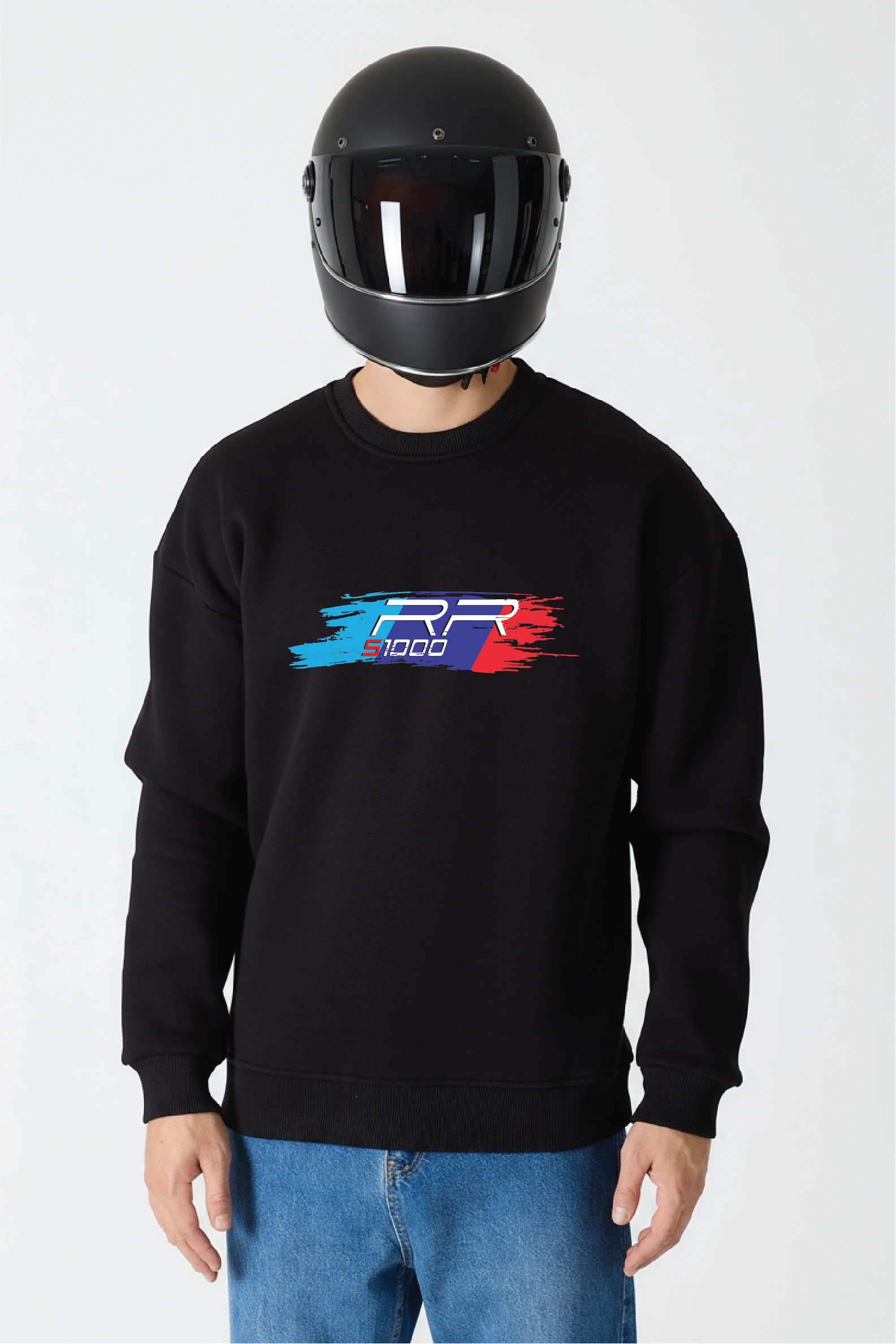 BMW S1000RR Racing Sweatshirt – Pist Performansı ve Premium Motorsports Stilini Yansıtan Tasarım - Siyah
