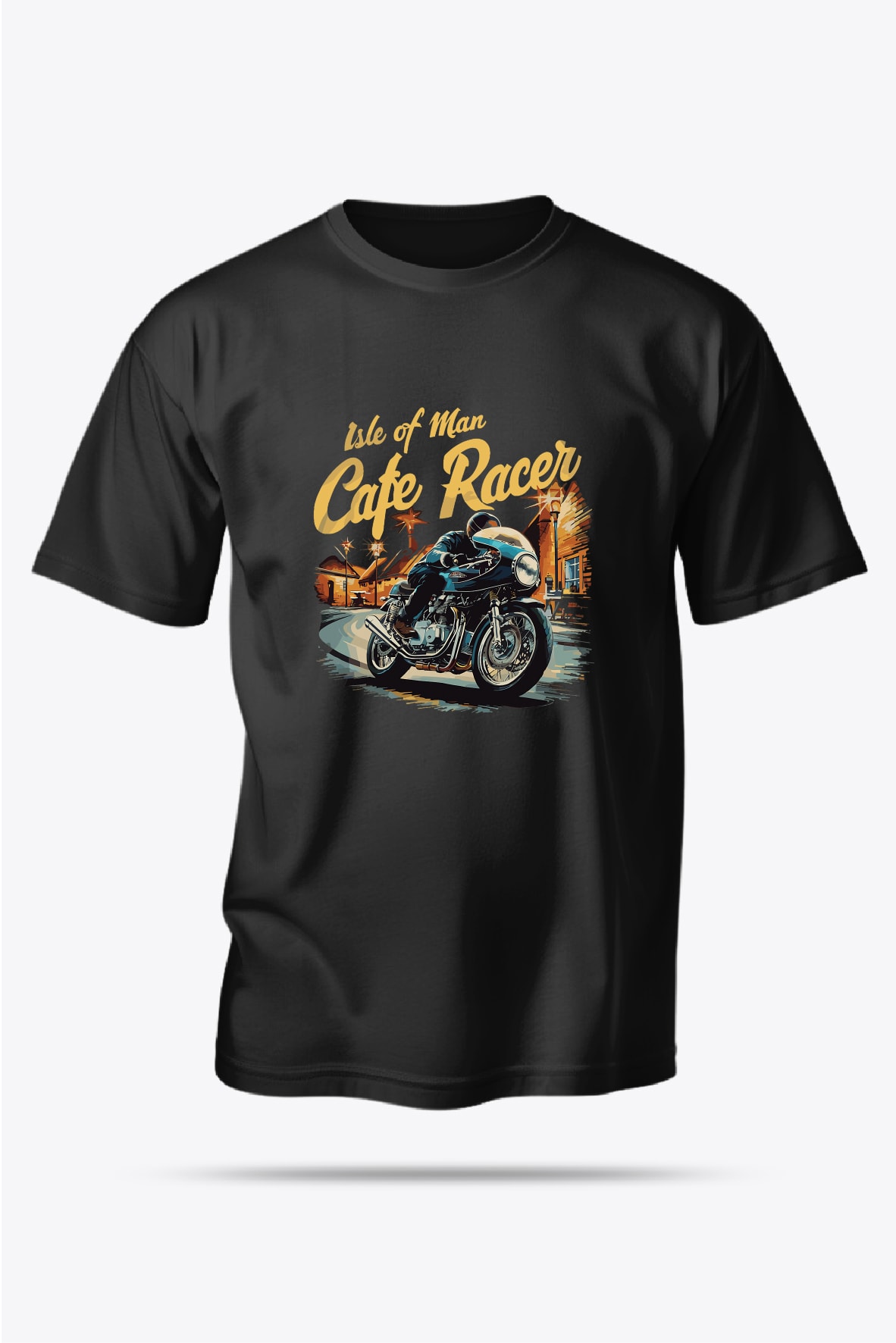BJACKS Isle of Man Cafe Racer Unisex Premium Tişört