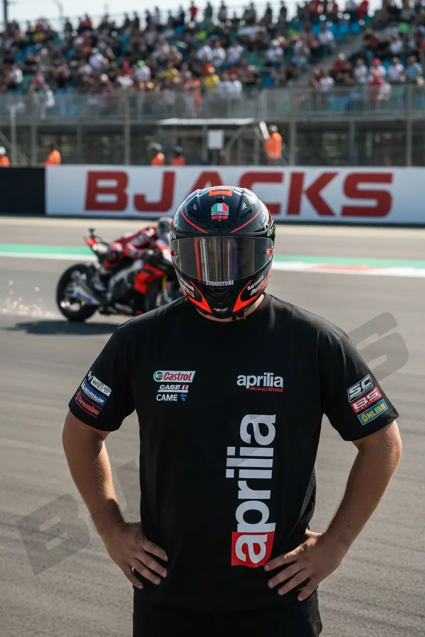 Aprilia Factory Racing GP Özel Premium Yarış Tişörtü