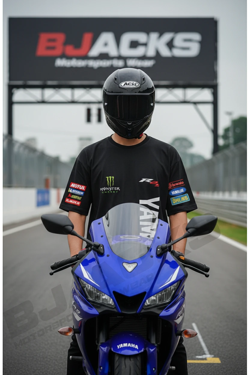 YZF R25 MotoGP Yarış Özel Tasarım Premium Tişört