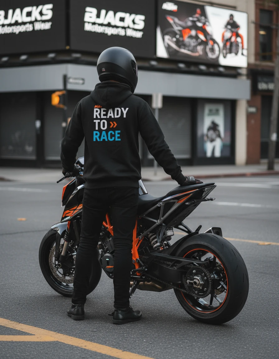 KTM Ready To Race Motorcu Hoodie – Gerçek Sürücü Ruhu