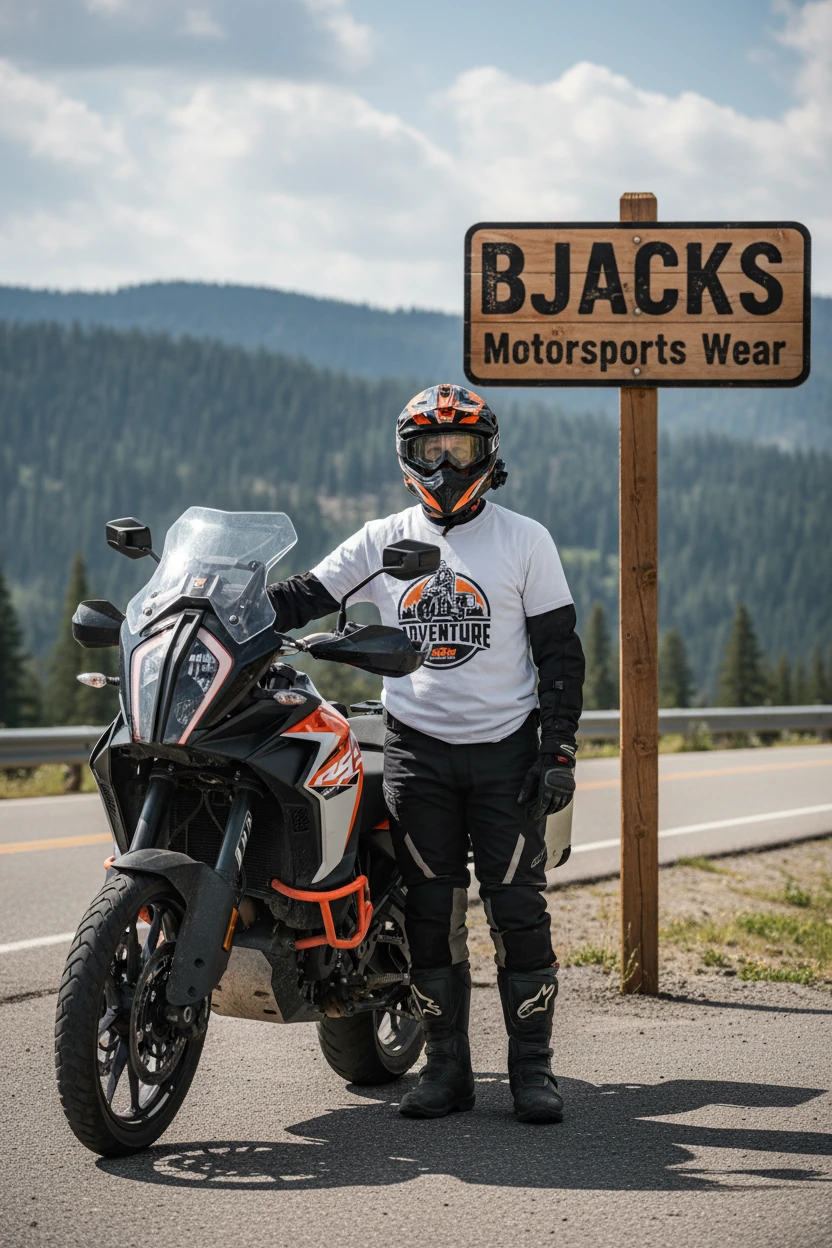 KTM Adventure Yaşam Tarzı Tutkunlarına Özel Premium Tişört - Beyaz