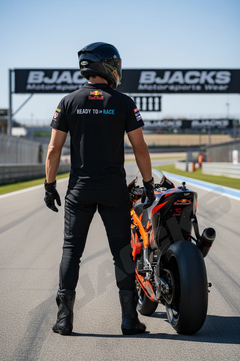 KTM Ready to Race MotoGP Clima Cool Polo Yaka Yarış Özel Premium Tişört