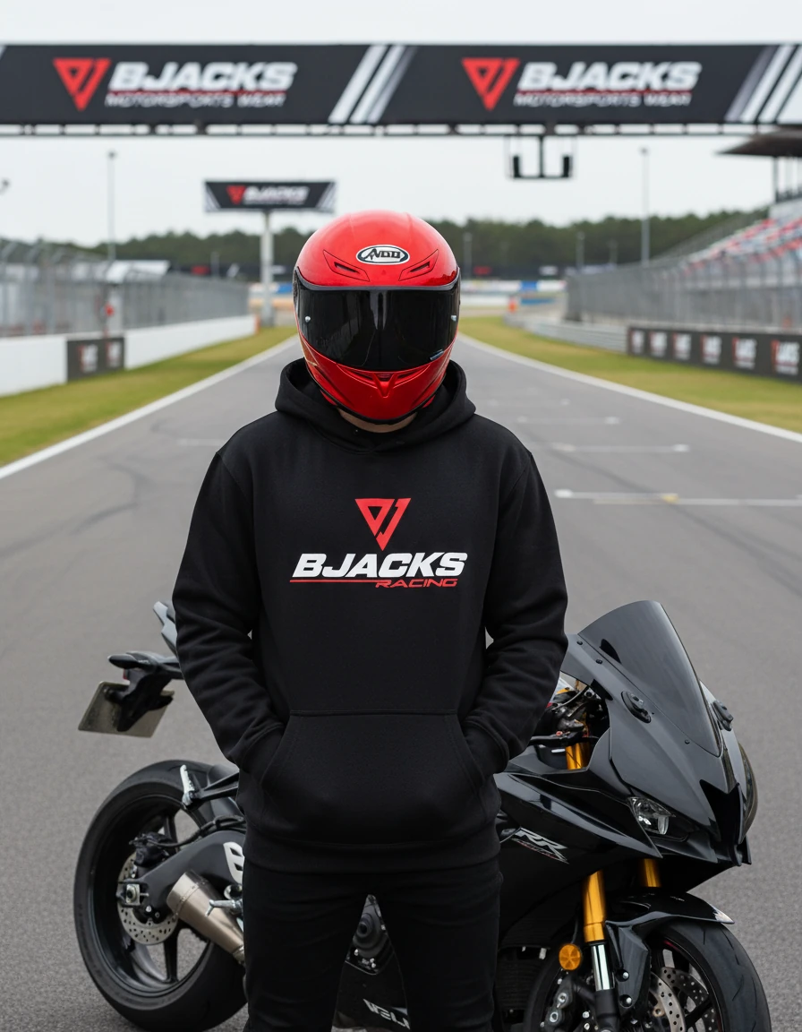BJACKS Racing Hoodie – Hız, Stil ve Performansın Buluştuğu Nokta