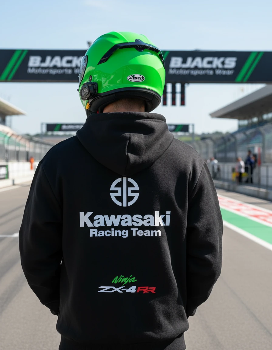 Kawaski ZX-4RR Hoodie – Kompakt Gücün Simgesi