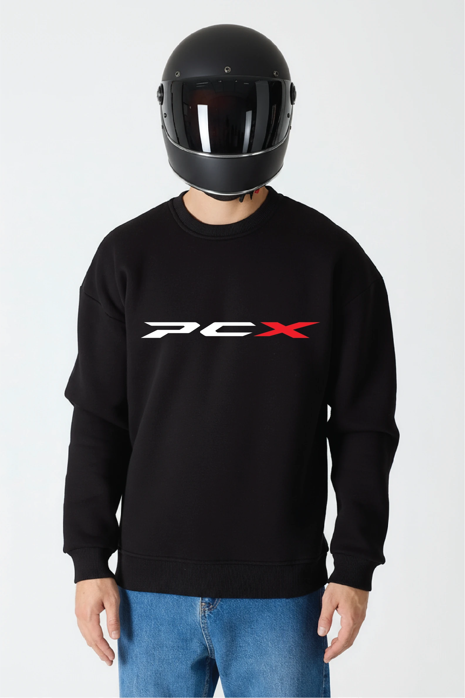 Honda PCX Urban Street Sweatshirt – Şehir Sürüş Stilini Yansıtan Premium Motorsports Tasarımı - S