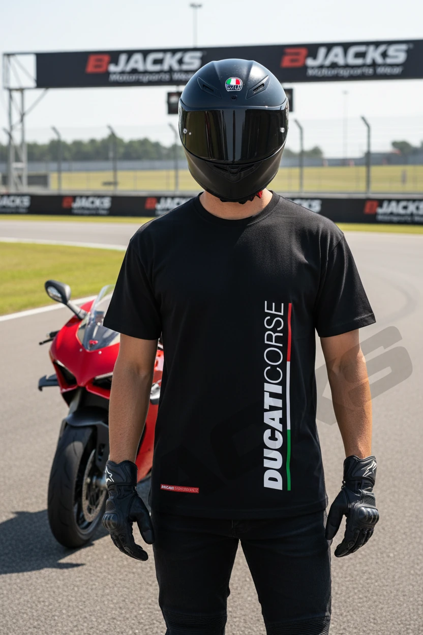 DUCATI CORSE – İtalyan Ruhunu Üzerinde Taşımak İsteyenlere Özel Premium Tişört