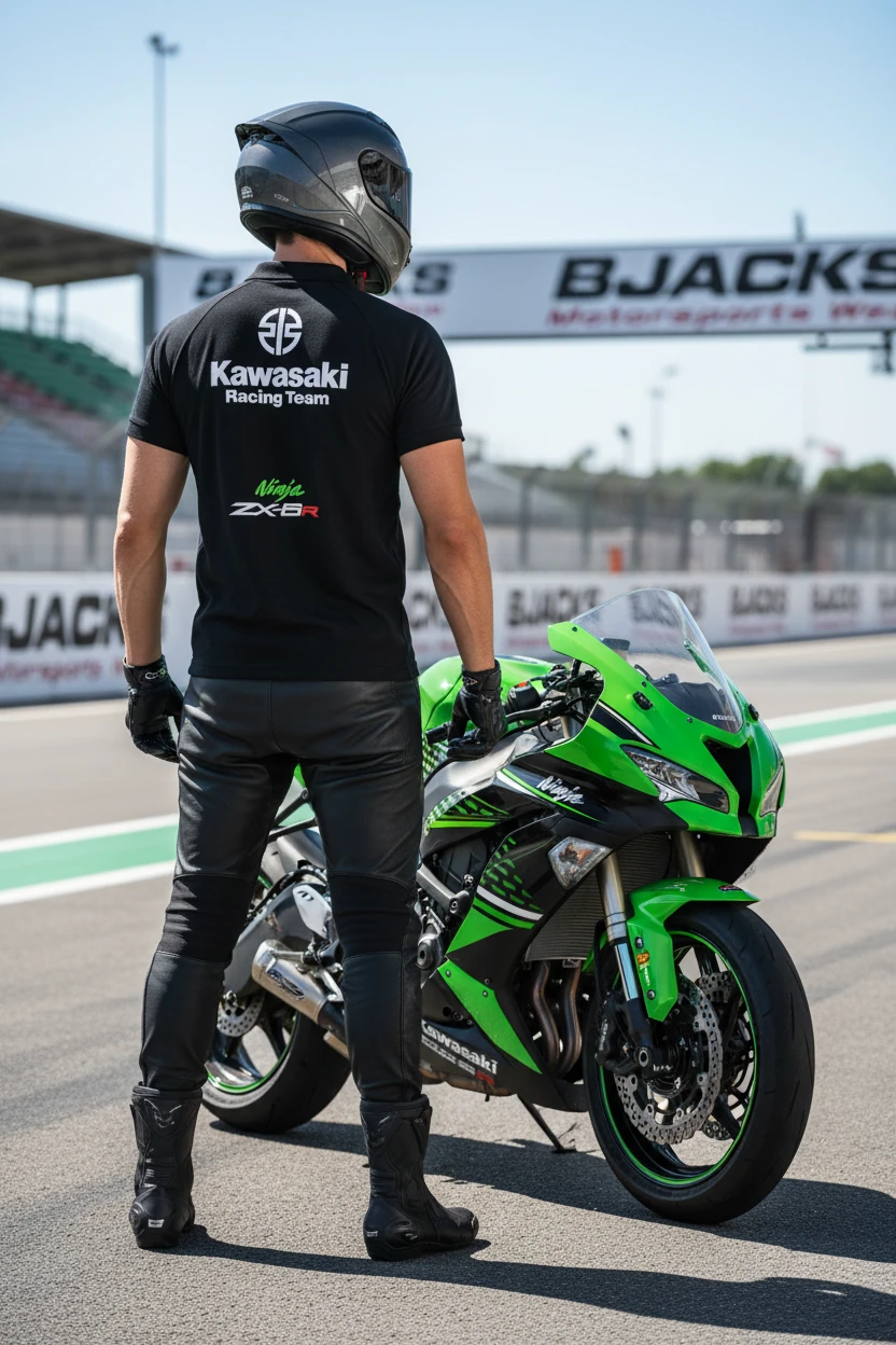 Kawasaki ZX6R Climacool Polo Yaka Premium Tişört
