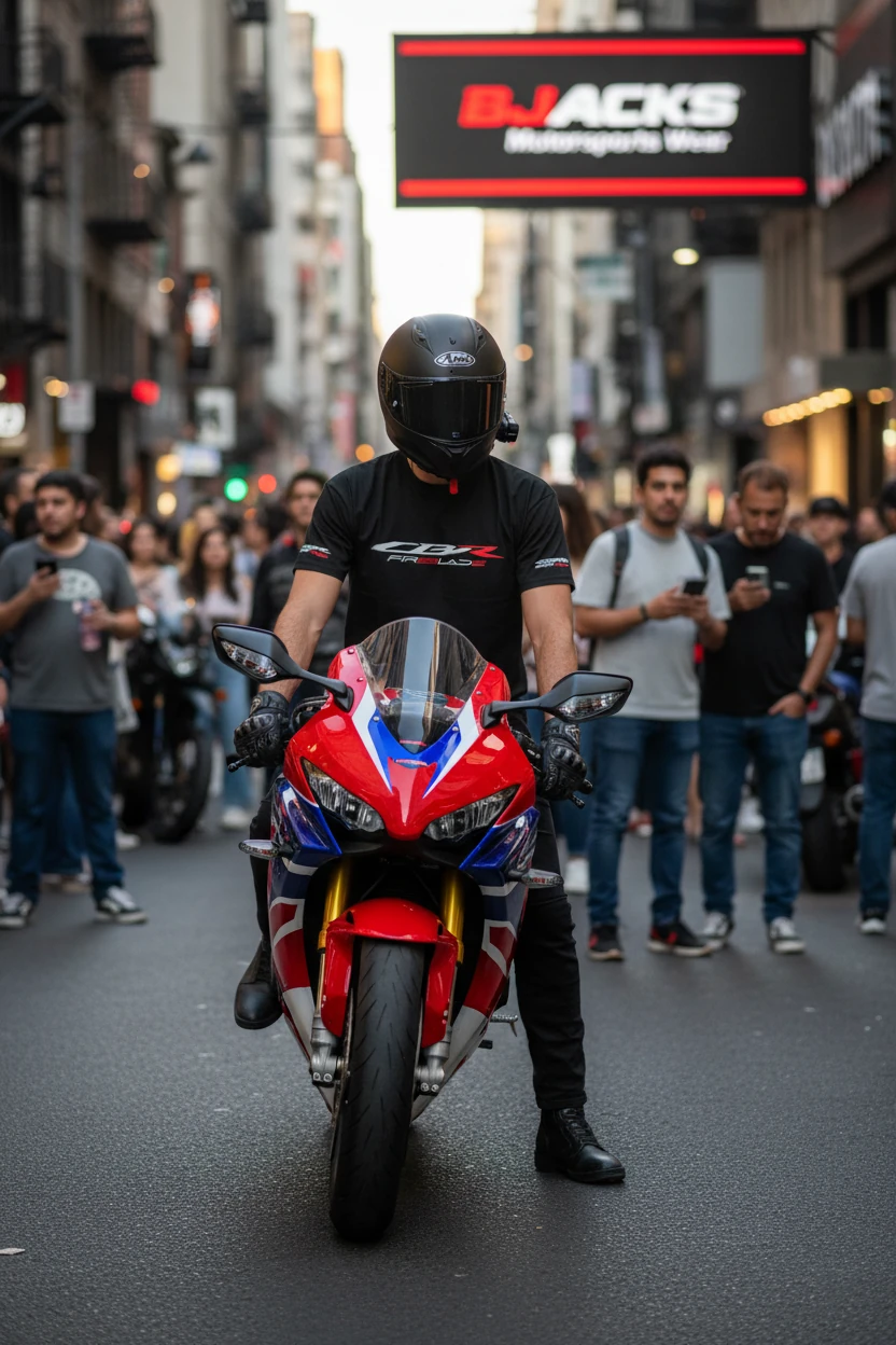 Honda CBR Fireblade 600RR Tutkunlarına Özel Premium Tişört